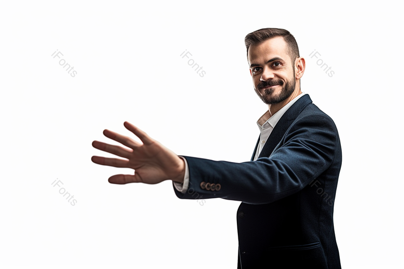 商务男性大叔欧美模特白色背景摄影图,高清,摄影图,摄影图片,图片大全,摄影图免费下载